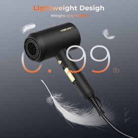 SHRATE Sèche-Cheveux Ionique 1800W en utilisation à domicile