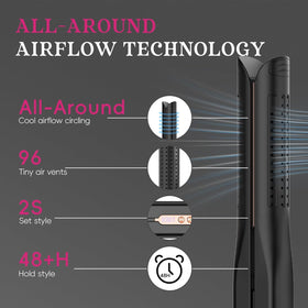 SKIMI Airflow Styler 2.0 en action avec boucles