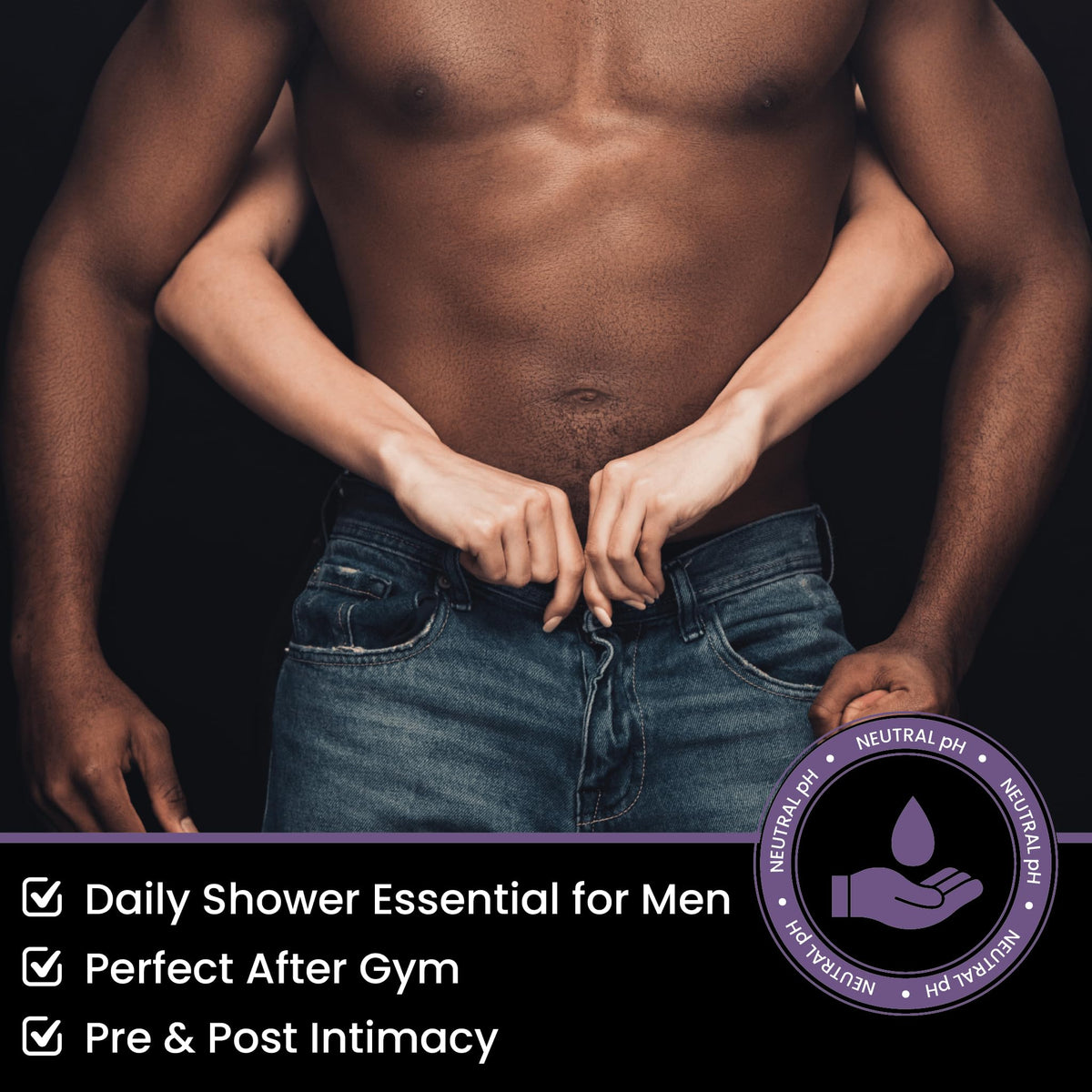 Skin Elements Gel Intime Homme affichant les ingrédients
