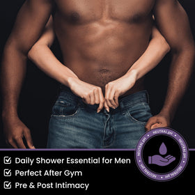 Skin Elements Gel Intime Homme affichant les ingrédients