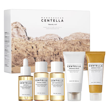 SKIN1004 Centella Travel Kit avec cinq produits en format miniature