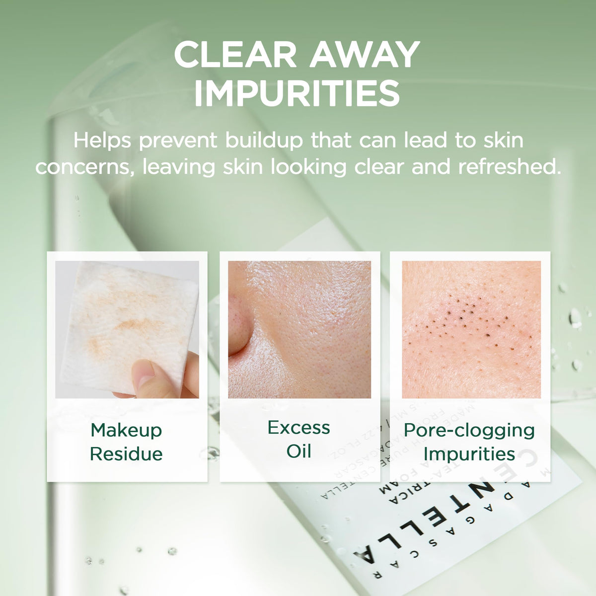 SKIN1004 Foam Nettoyant Tea-Trica BHA avec ingrédients naturels