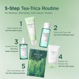 SKIN1004 Foam Nettoyant Tea-Trica BHA en utilisation quotidienne