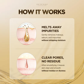 SKIN1004 Huile Nettoyante Douce Centella 200ml en usage