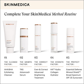 SkinMedica Nettoyant Exfoliant AHA/BHA ambiance de salle de bain