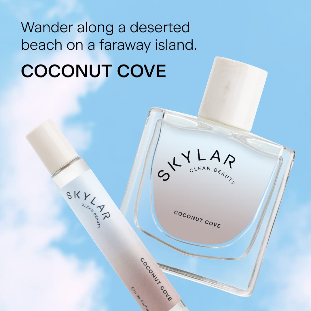 Skylar Coconut Cove Eau de Parfum 50ml bouteille avec étiquette