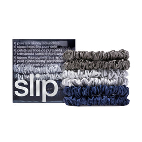 SLIP Scrunchies en Soie Collection Midnight, 6 pièces vue de face