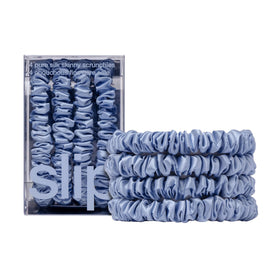 SLIP scrunchies en soie, ensemble de 4 pièces avec couleurs variées