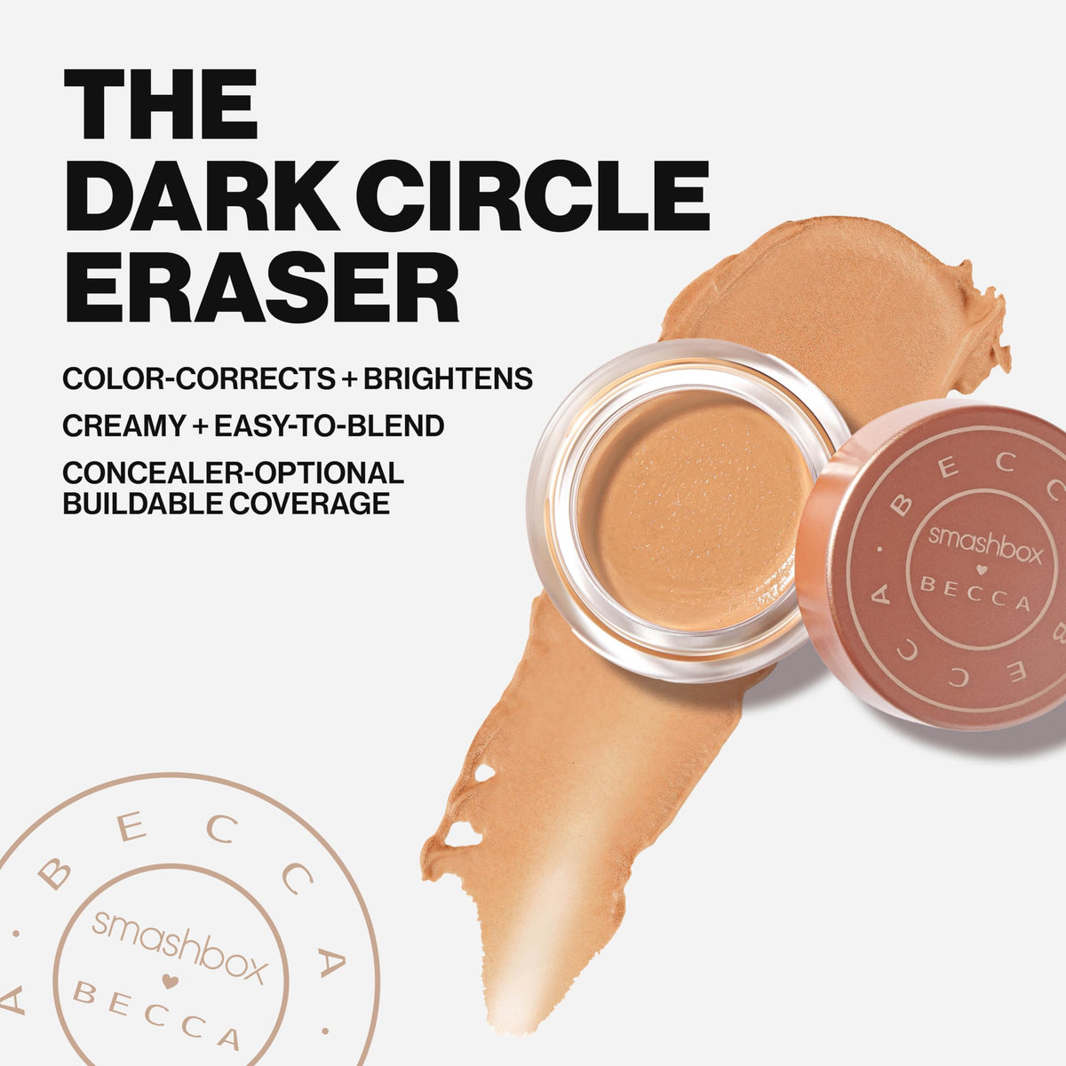 Smashbox Correcteur Éclaircissant Sous les Yeux 50g application sur la peau