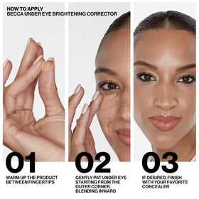 Smashbox Correcteur Éclaircissant Sous les Yeux 50g en situation sur un miroir