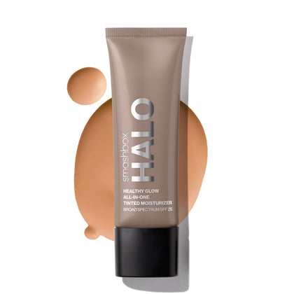 Smashbox Halo Tinted Moisturizer SPF 25 1,4 Fl Oz Tan Medium Dark packaging