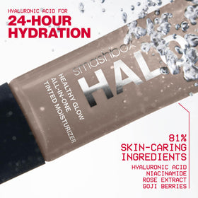 Smashbox Halo Tinted Moisturizer SPF 25 application sur le visage