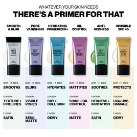 Smashbox Primer Lissant sur une surface de maquillage