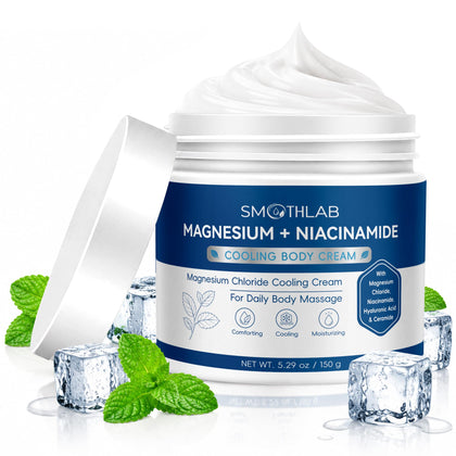 SmoothLab Crème Corps Refroidissante au Magnésium 150 g vue de face
