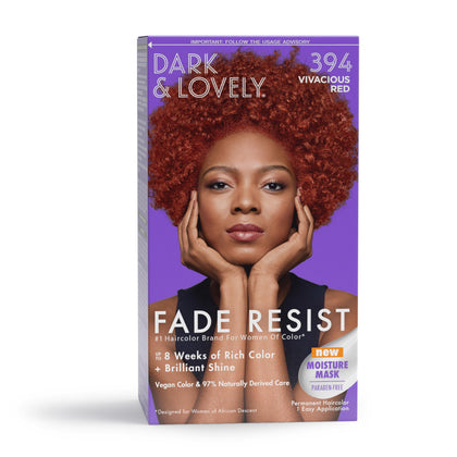 SoftSheen Coloration Capillaire Nourrissante Rouge Vivace 394 avant