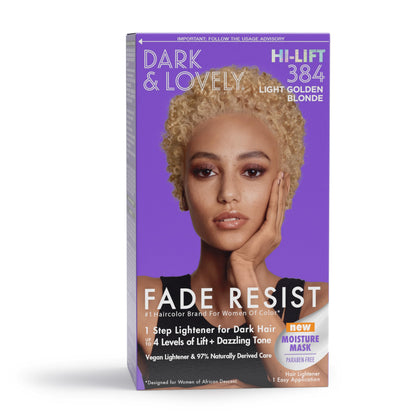 SoftSheen coloration nourrissante 240g blond doré clair vue de face