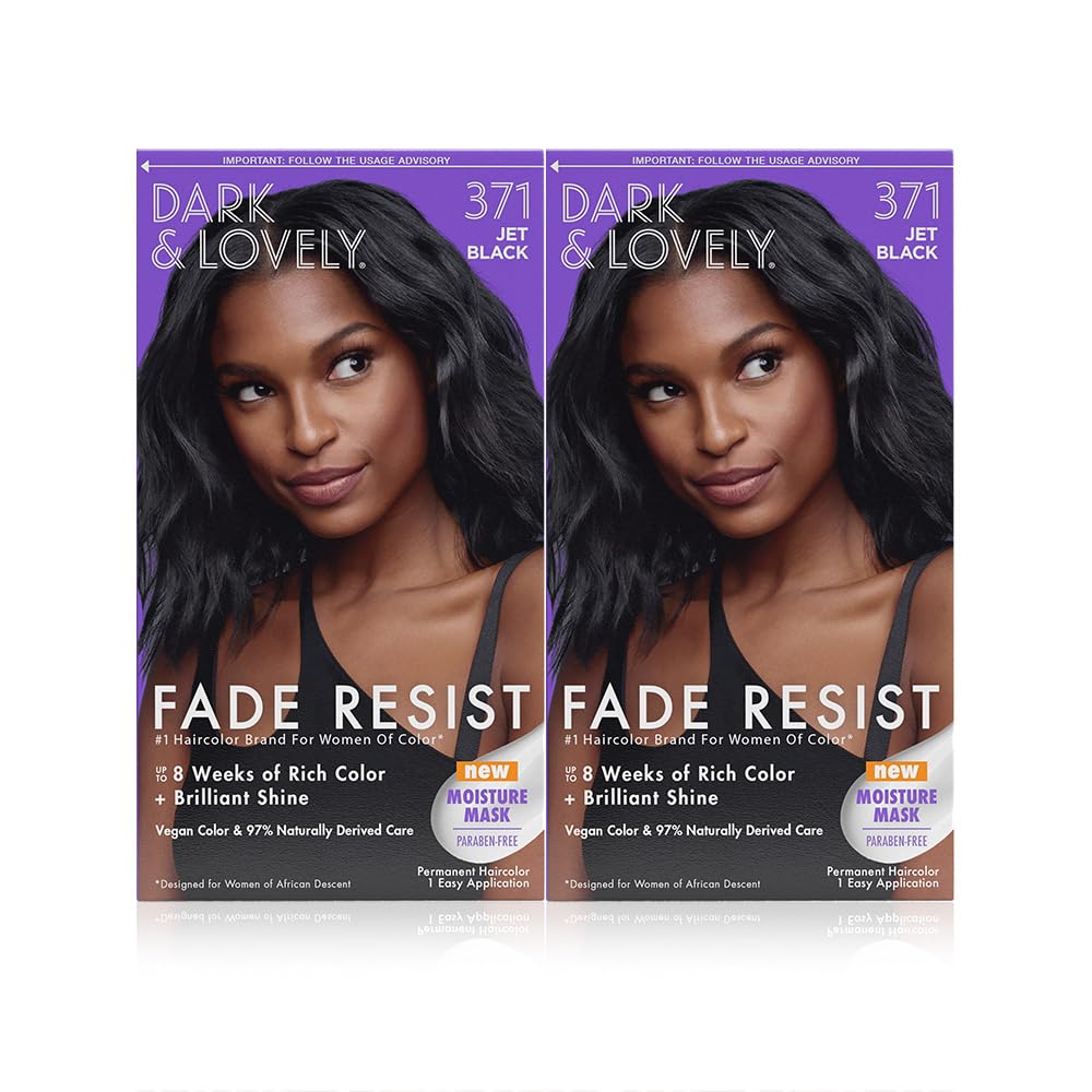 SoftSheen Coloration Nourrissante Jet Black, avant l'application
