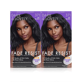 SoftSheen Coloration Nourrissante Jet Black, avant l'application