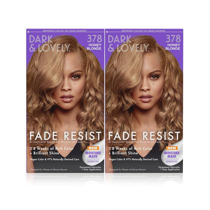 SoftSheen coloration permanente Honey Blonde avant utilisation