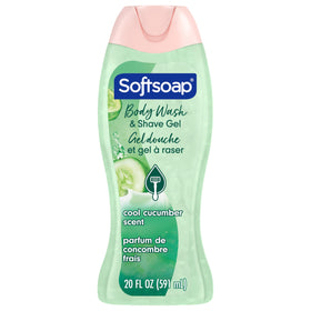Softsoap Gel Douche Hydratant et Gel à Raser 20 fl oz, vue avant