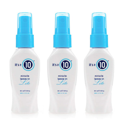 Soin capillaire It's a 10 Haircare Miracle Leave-In Lite pack de 3 de 60 ml