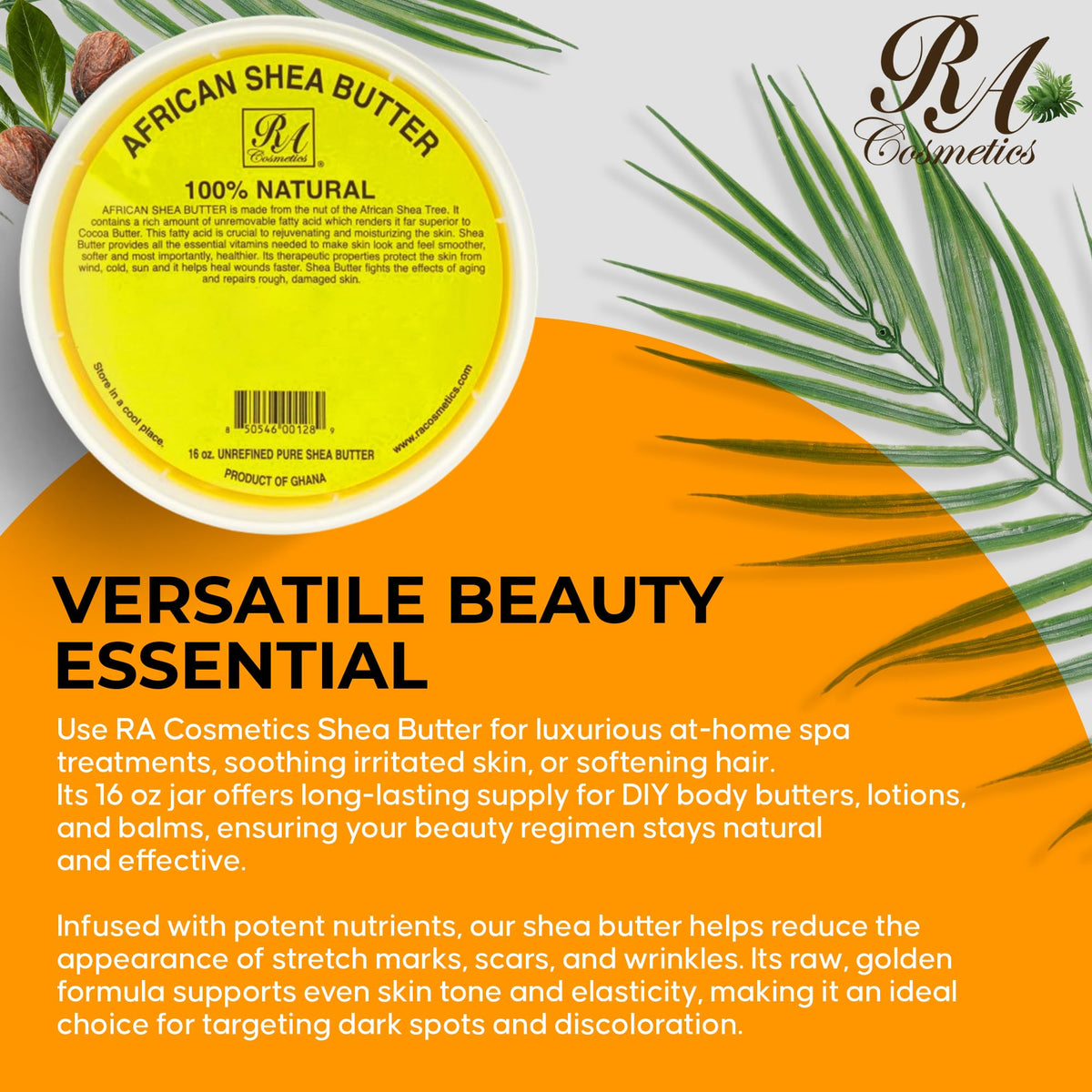 Soin de la peau avec beurre de karité RA COSMETICS