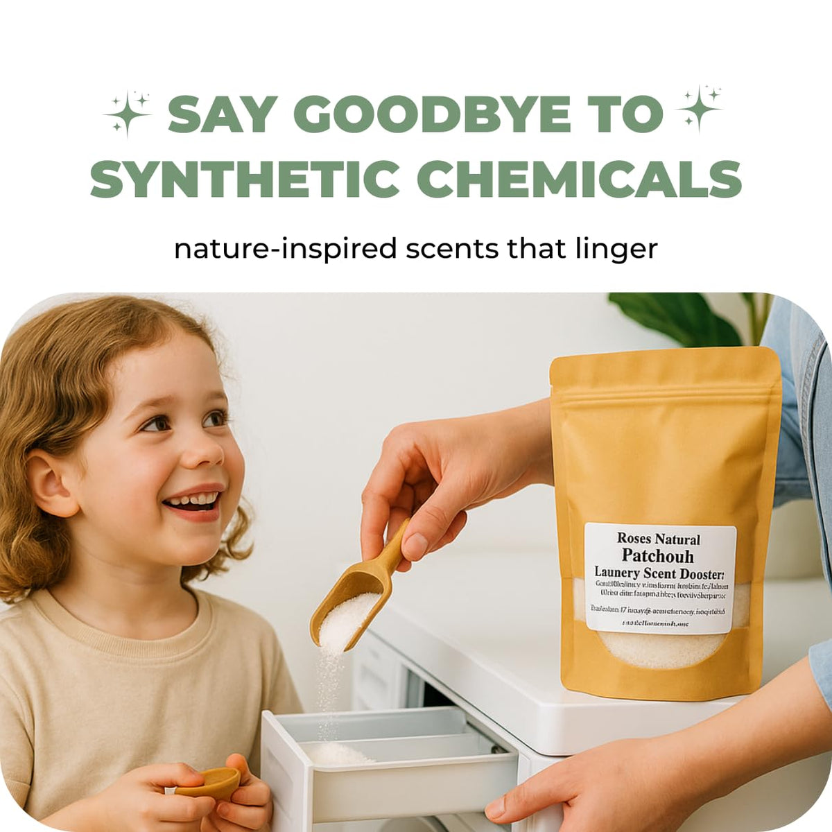 Soin de Lavage Patchouli avec des draps frais