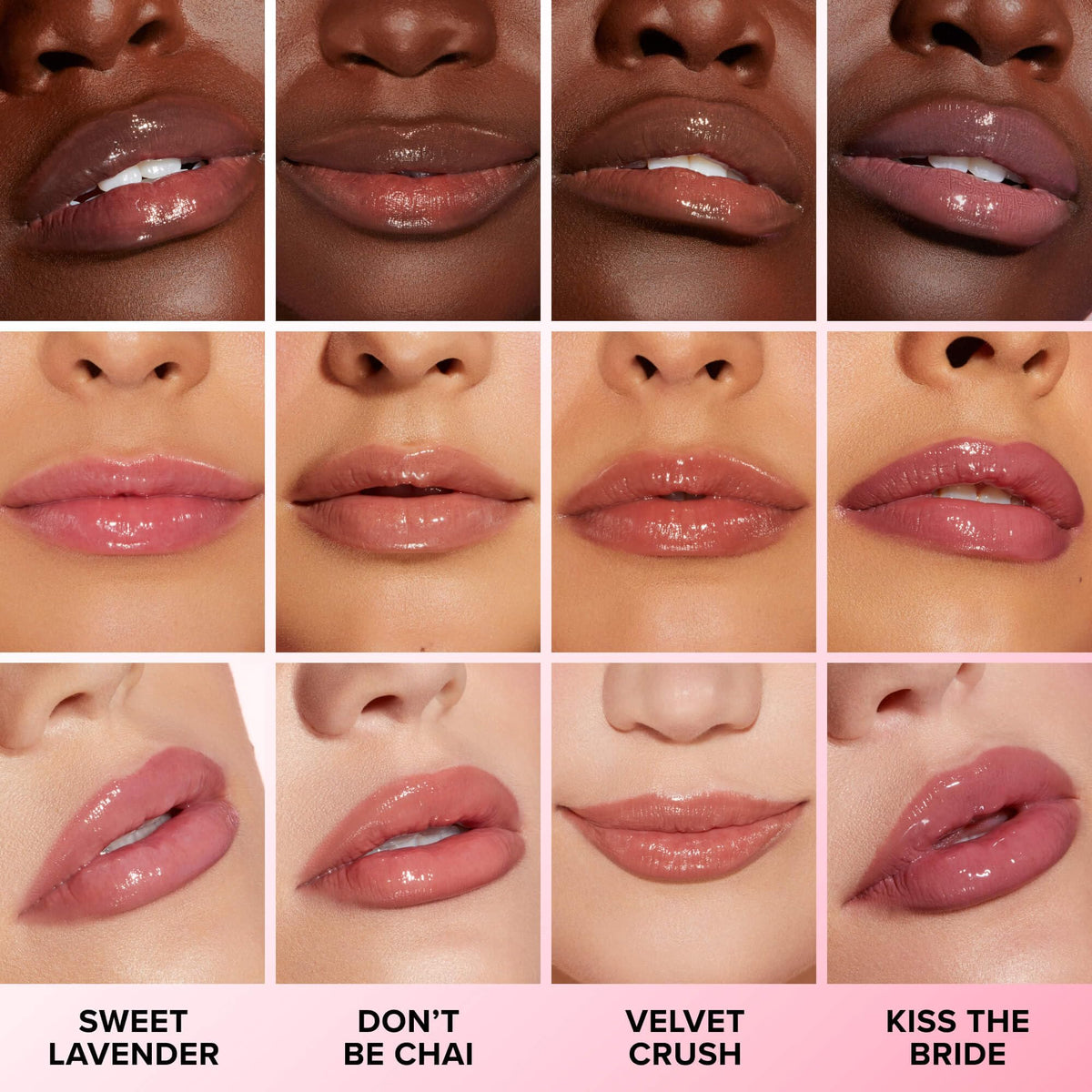 Soin des lèvres Too Faced sur fond neutre