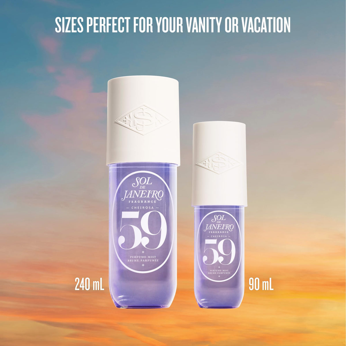 Sol de Janeiro Cheirosa 59 240 ml avec vaporisateur visible