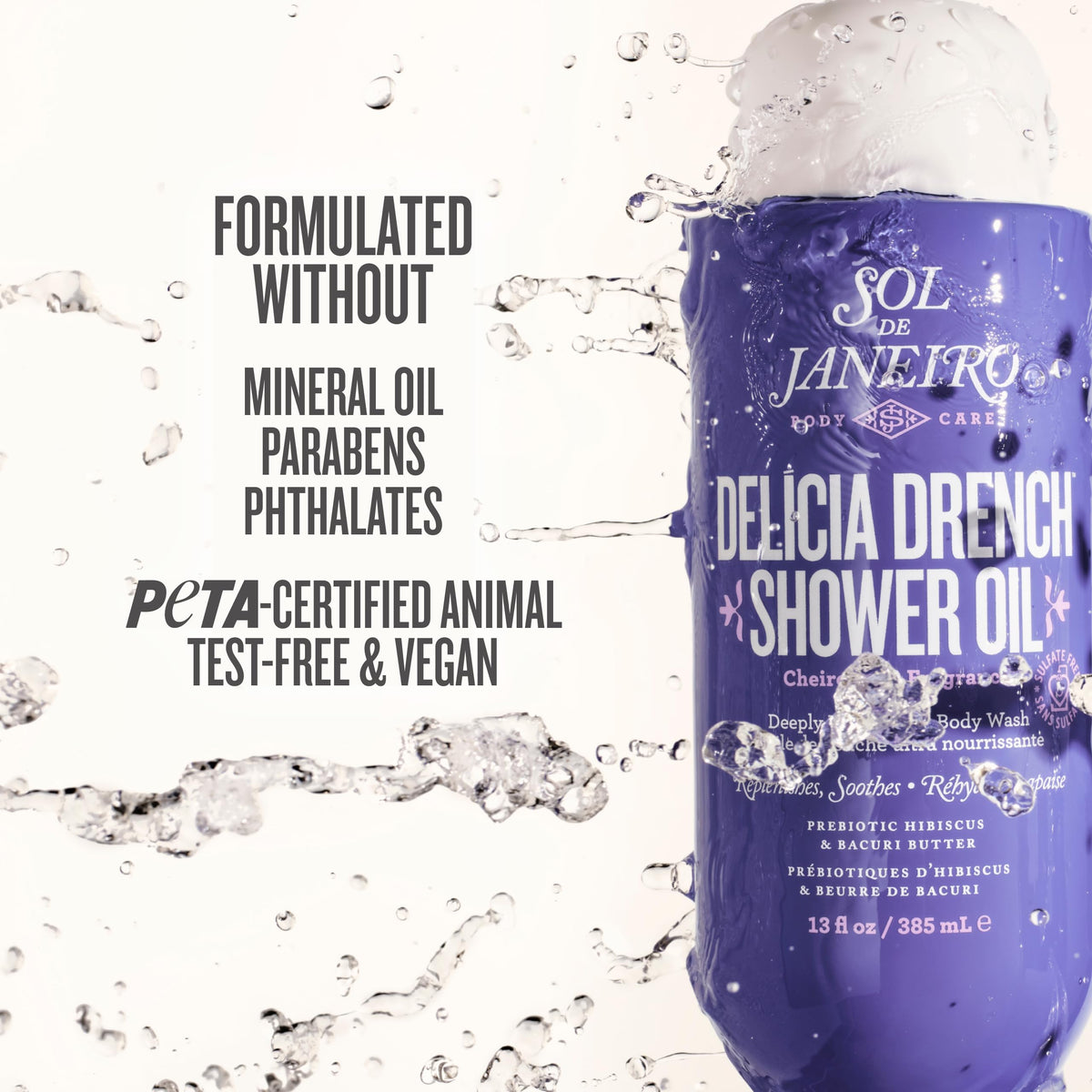 Sol de Janeiro Delícia Drench Shower Oil avec parfum Cheirosa 59