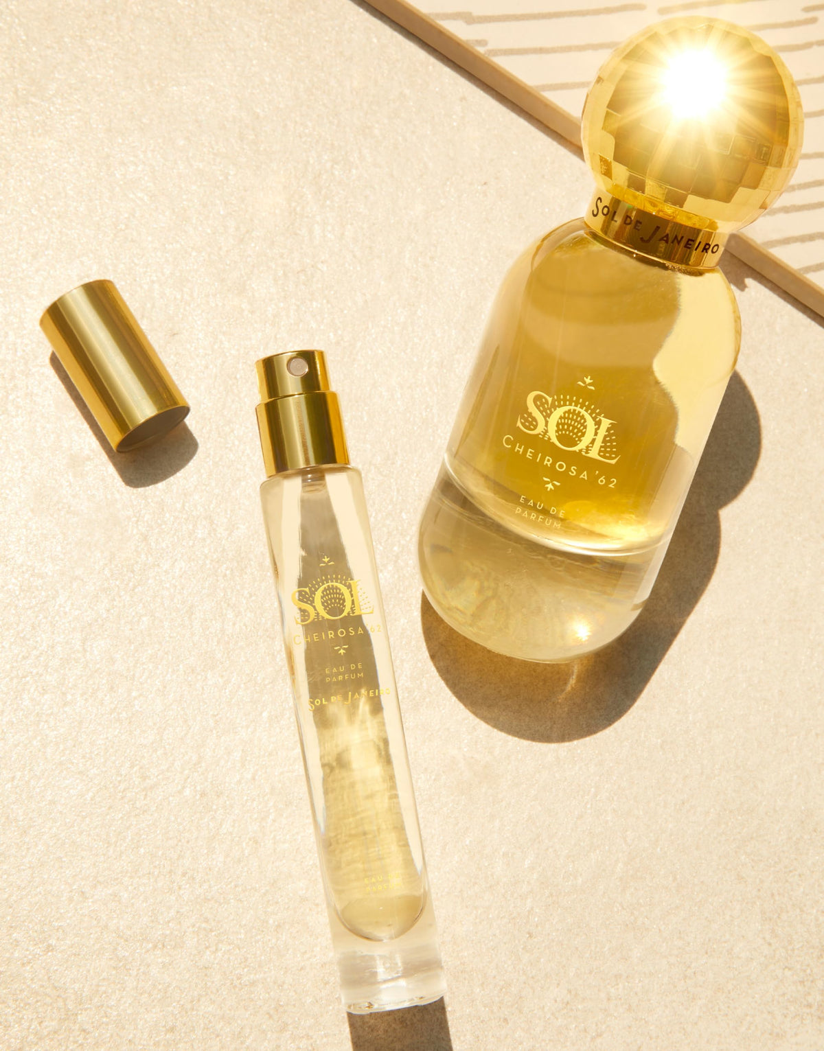 Sol de Janeiro Eau de Parfum Cheirosa 62 50mL sur un fond élégant