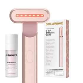 Solawave 4-en-1 appareil de thérapie par lumière rouge vue de face