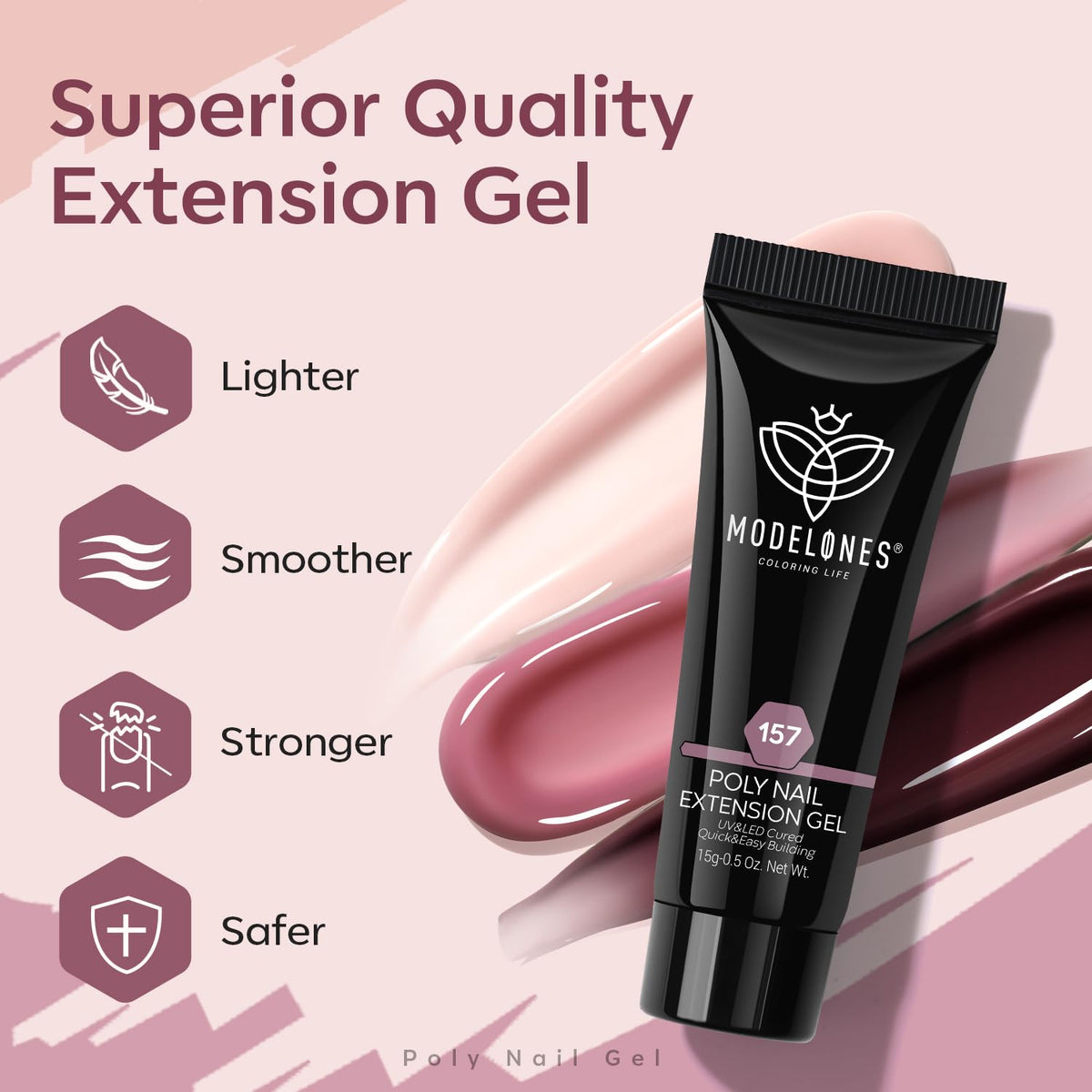Solution de glissement et top coat du kit modelones