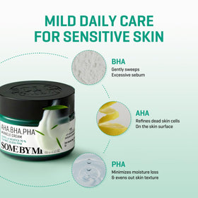 SOME BY MI Crème Miracle AHA BHA PHA 60ml texture de crème