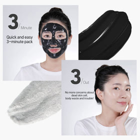 SOME BY MI Masque à Bulles Charbon BHA 120g en usage
