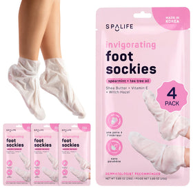 SpaLife Masque de Pieds Hydratant - Chaussettes en vue de face