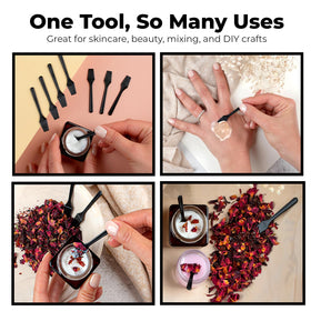 Spatule pour échantillon de produit cosmétique