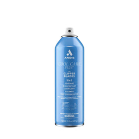 Spray Andis Cool Care Plus en action sur une tondeuse