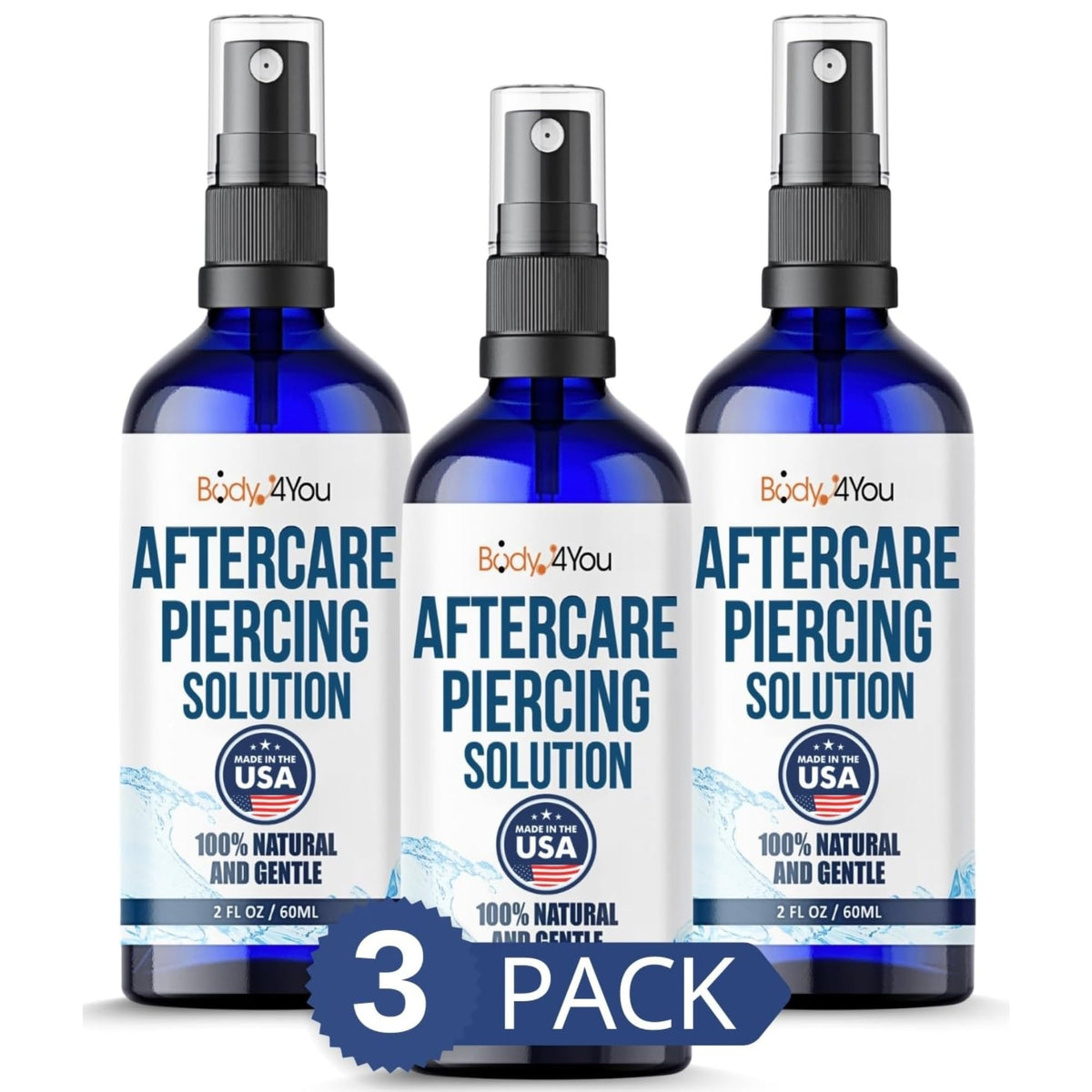 Spray après-piercing BodyJ4You 60ml vue avant