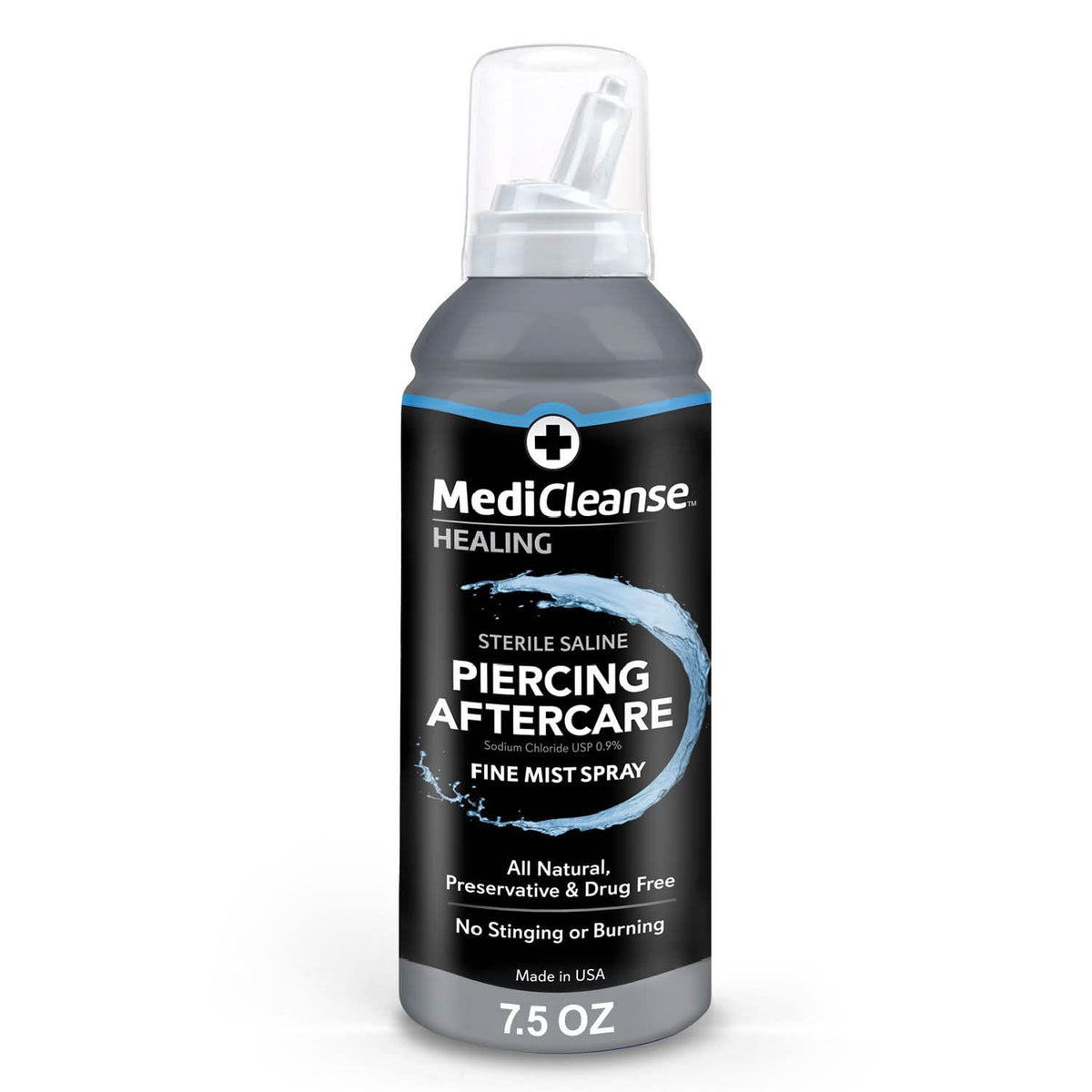 Spray Après-Piercing MediCleanse 7,5 oz vue de face