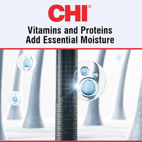Spray CHI 44 Iron Guard en utilisation sur cheveux