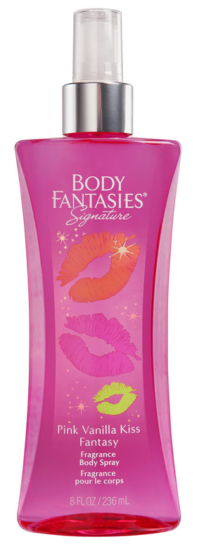 Spray corporel Body Fantasies Pink Vanilla Kiss Fantasy 240g vue avant