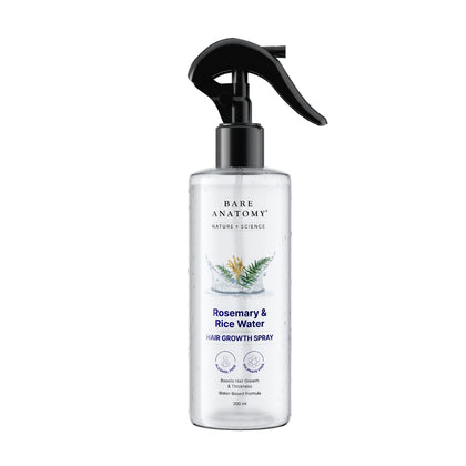 Spray d'Eau de Romarin et Riz Bare Anatomy 200ml vue avant