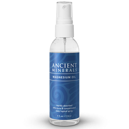 Spray d'huile de magnésium Ancient Minerals 180g vue de face