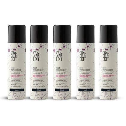 Spray de retouche racines STYLE EDIT 60 ml noir vue avant