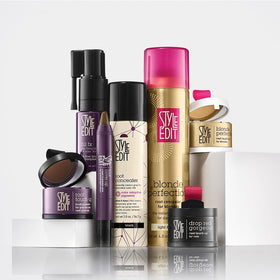 Spray de Retouche Racines STYLE EDIT Blond Foncé en utilisation