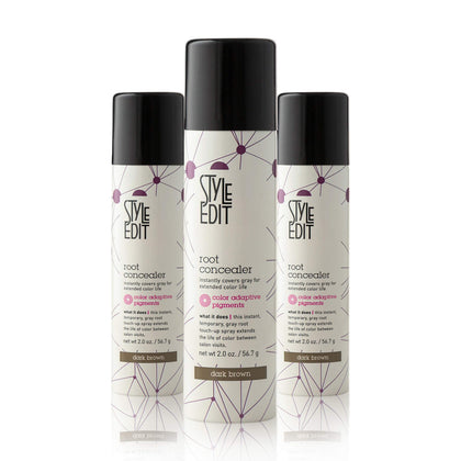 Spray de Retouche Racines STYLE EDIT brun foncé vue avant