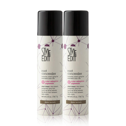 Spray de retouche racines STYLE EDIT brun foncé, vue avant