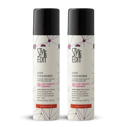 Spray de Retouche Racines STYLE EDIT modèle Auburn 2 oz vue avant