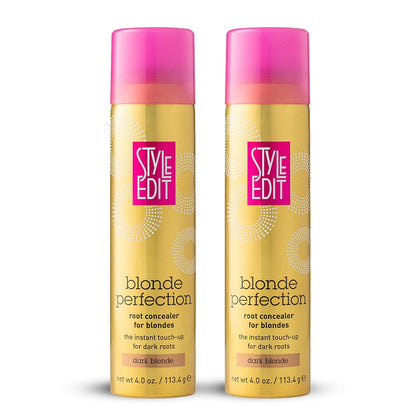 Spray de retouche racines STYLE EDIT, modèle blond foncé, vue de face